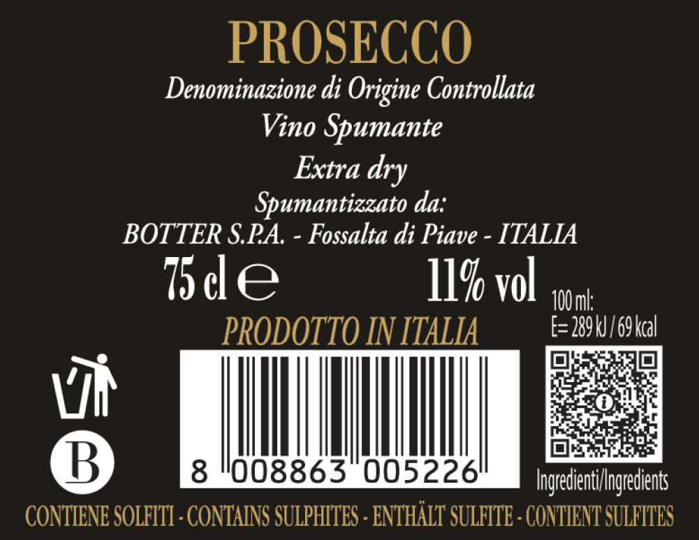 Prosecco DOC Extra Dry Per Ora