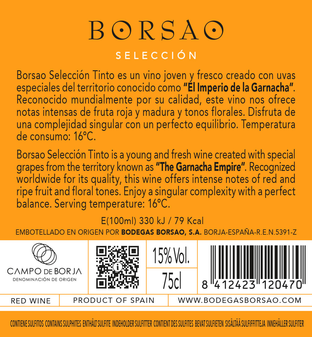 Campo de Borja D.O. Tinto Selección