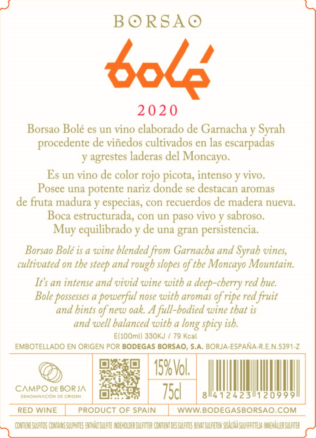 Campo de Borja D.O. Bolé