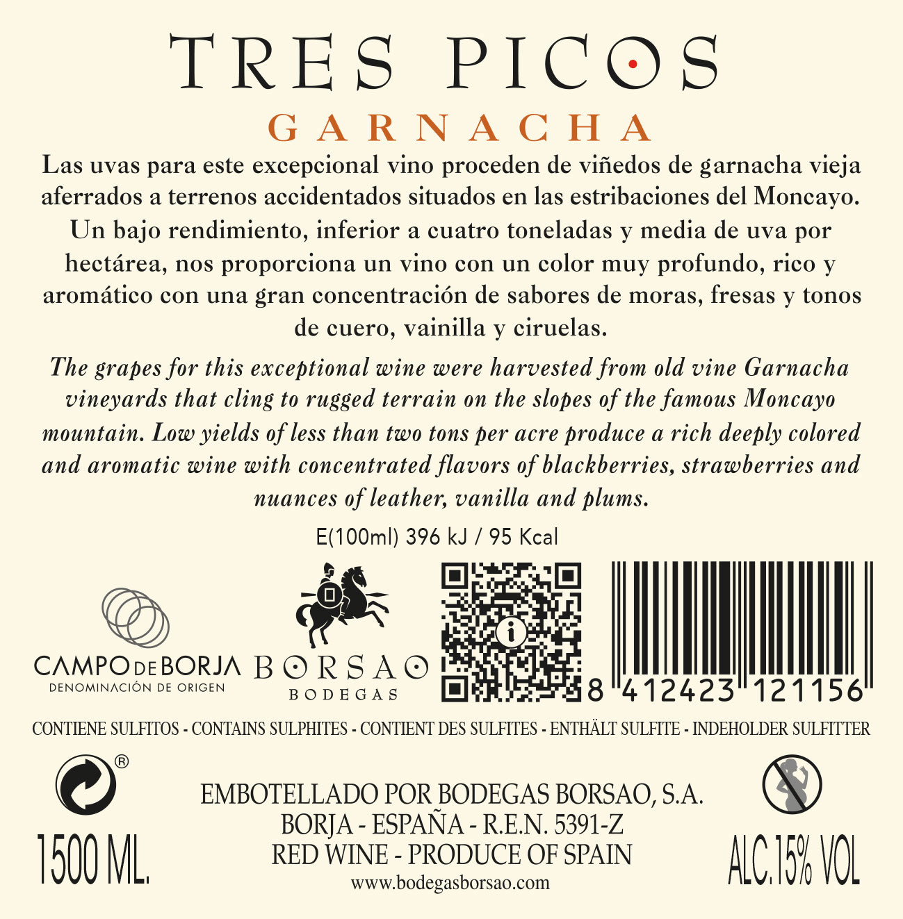 Campo de Borja D.O. Tres Picos