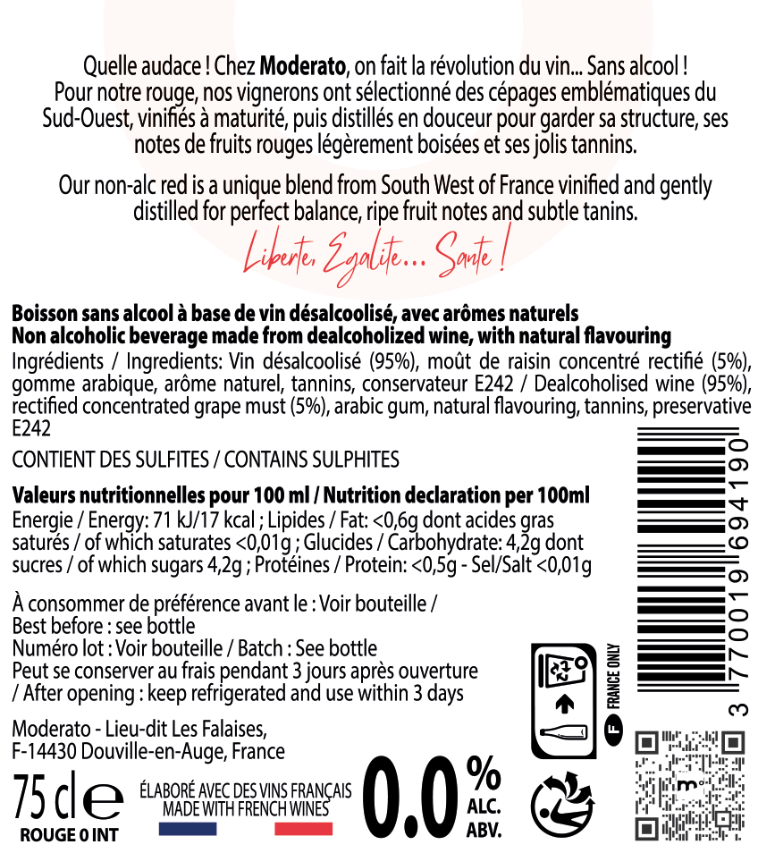 Cuvée Originale Le Rouge 0.0%