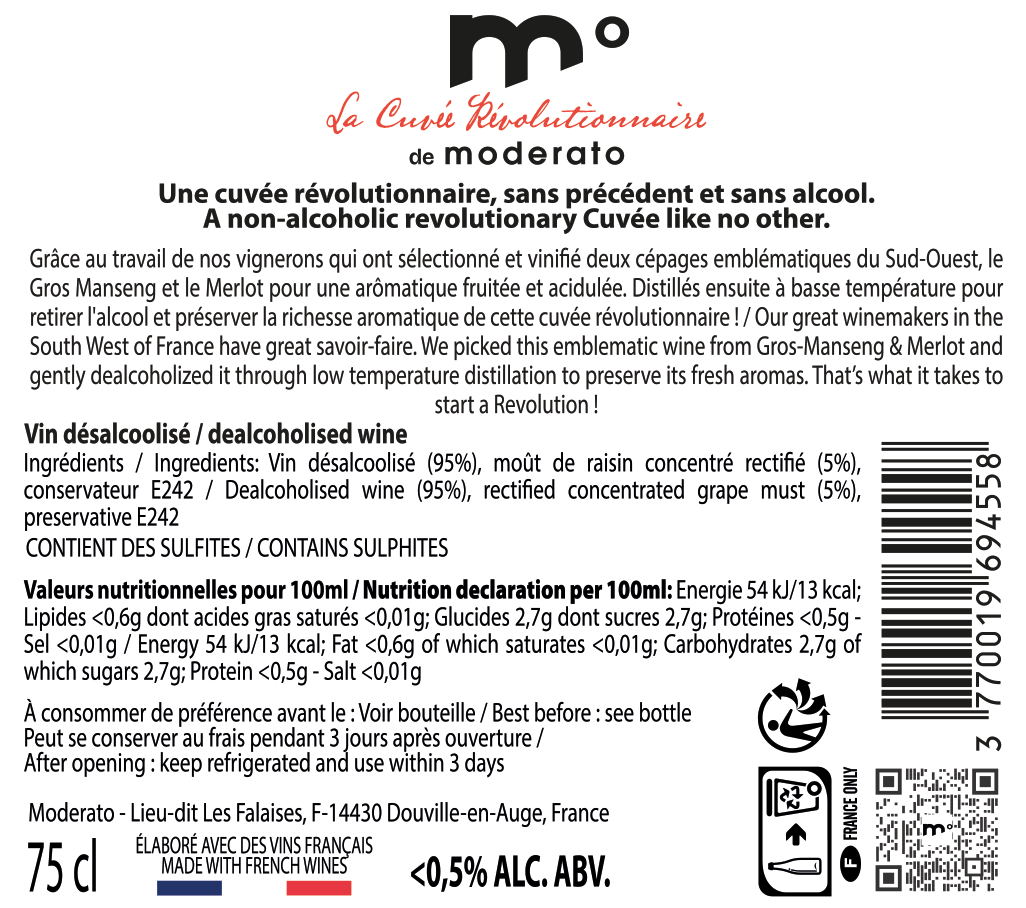 Cuvée Révolutionnaire Le Rosé 0%