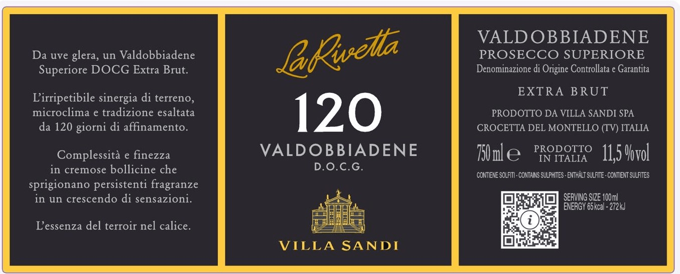 Prosecco Valdobbiadene Sup. DOCG Extra Brut 120