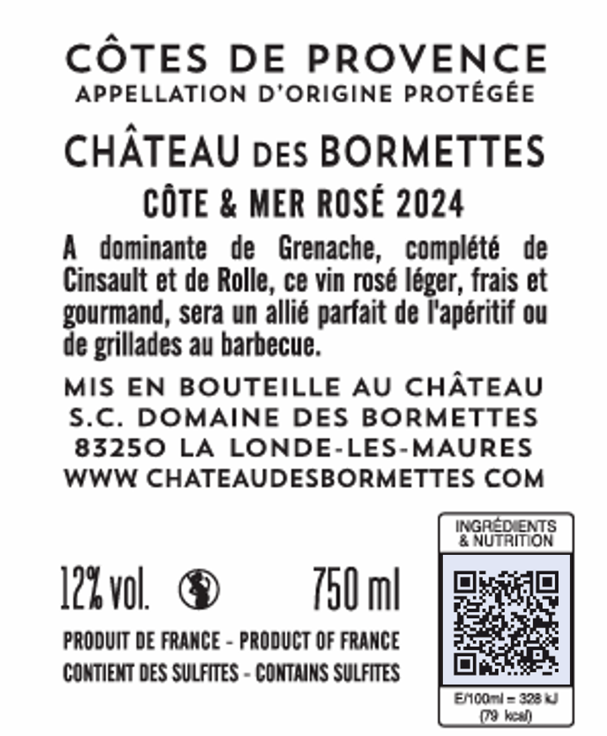 Côte & Mer Côtes de Provence AOP