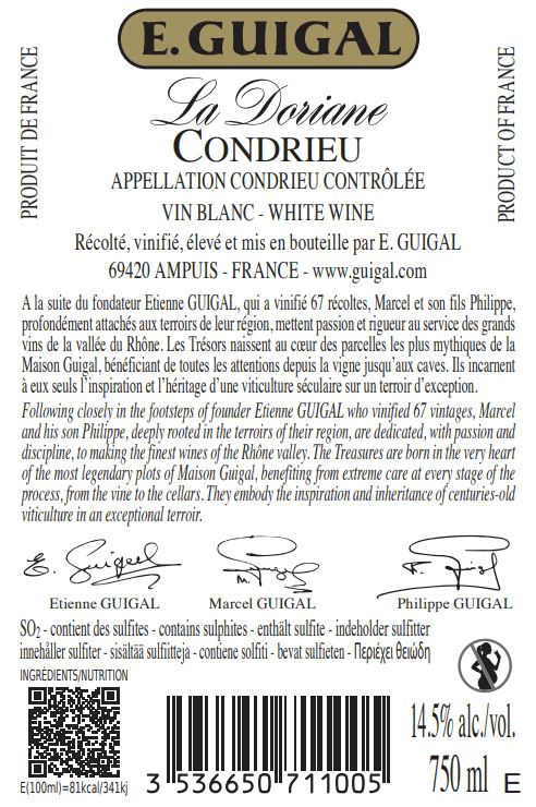 Condrieu AC La Doriane