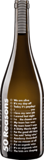 50 Reasons White  Bio Vegan 2021 75cl