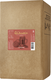 Glühwein aus entalkoholisiertem Rotwein   1000cl