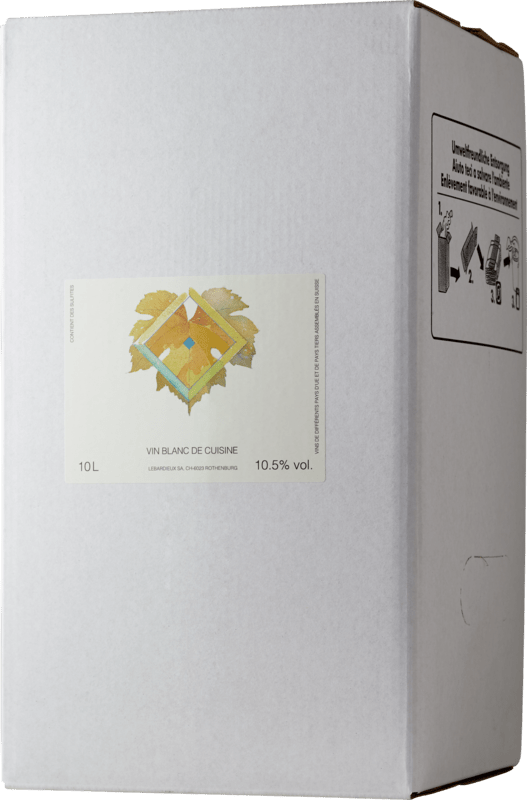 Vin blanc de Cuisine de différents pays dUE-/tier