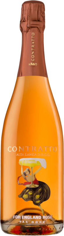 Spumante Rosé Alta Langa DOCG For England Bio